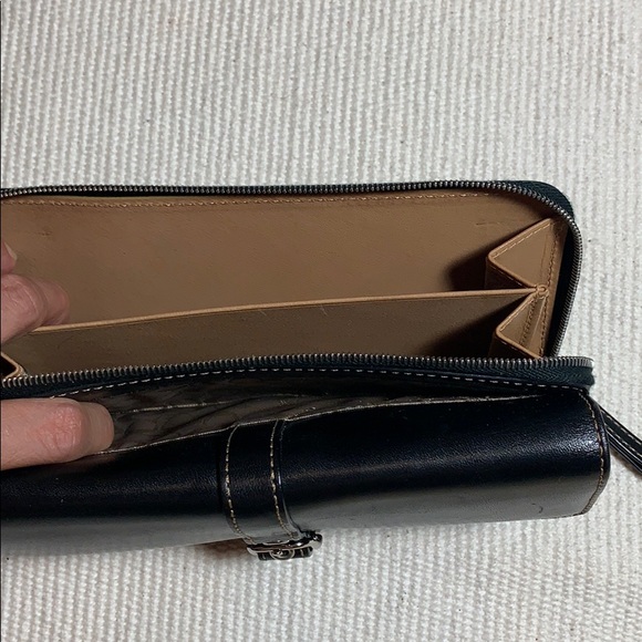 NEW Coach Long Flap Leather Wallet - Picture 6 of 8